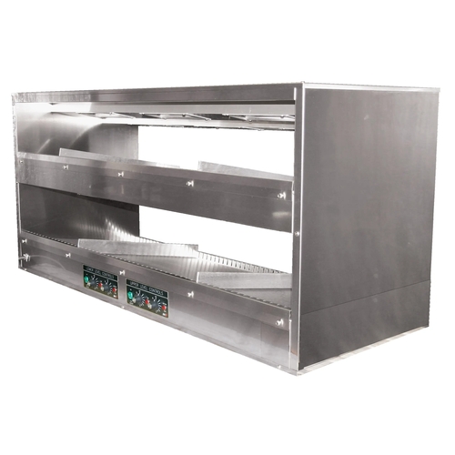 BK Resources 2TSM-2624R 26" x 24" Two Shelf Countertop Sandwich Warmer