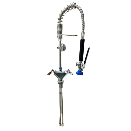 Fisher 70110 Deck-Mount Spring Mini Pre-Rinse Assembly w/ 10" Riser