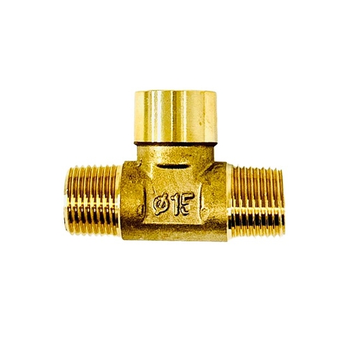 Fisher 76176 Brass 1/2" Male x 1/2" Female x 1/2" Male Tee Adapter