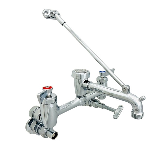 Fisher 82610 8" Wall-Mount Service Sink Faucet w/ Long Spout