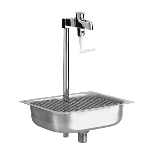 Fisher 89494 12" Pedestal Glass Filler Station w/ Sink Assembly