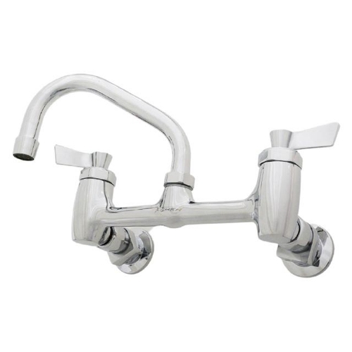 Fisher 91020 8" Wall-Mount Lever-Handle Faucet w/ 16" Swing Spout