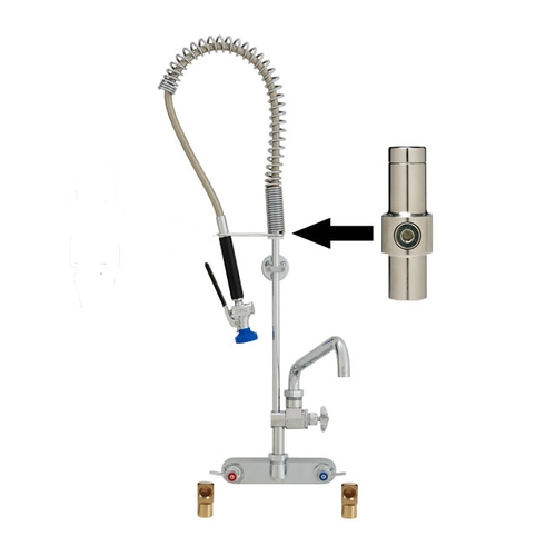Fisher 99449 8" Backsplash Spring-Action Pre-Rinse w/ 14" Swing Spout