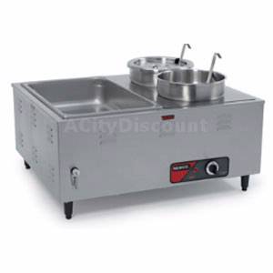 Nemco 6062A 14 x 30 x 24 Brushed Stainless Steel Mini Steamtable