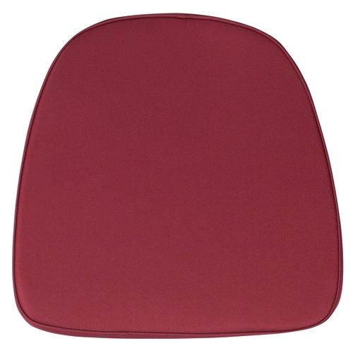 Flash Furniture BH-BURG-GG 16"W x 15.5"D Soft Burgundy Fabric Chiavari Chair Cushion