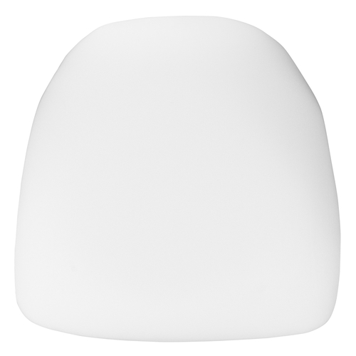 Flash Furniture BH-WH-HARD-GG 15"W x 15"D x 1.75" Hard White Fabric Chiavari Chair Cushion
