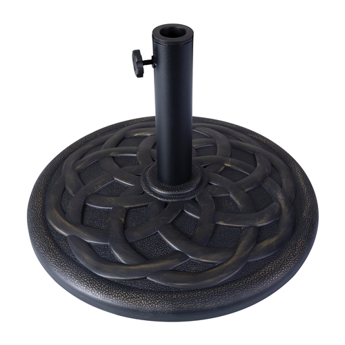 Flash Furniture GM-UB19-BRNZ-GG Kona 19.25" Dia. x 3.25"H Cement Umbrella Base