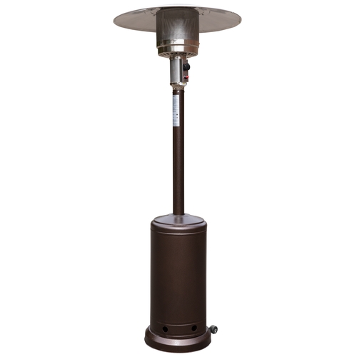 Flash Furniture NAN-HSS-AGH-BR-GG 87"H Brown Stainless Steel Patio Heater - 40k BTU