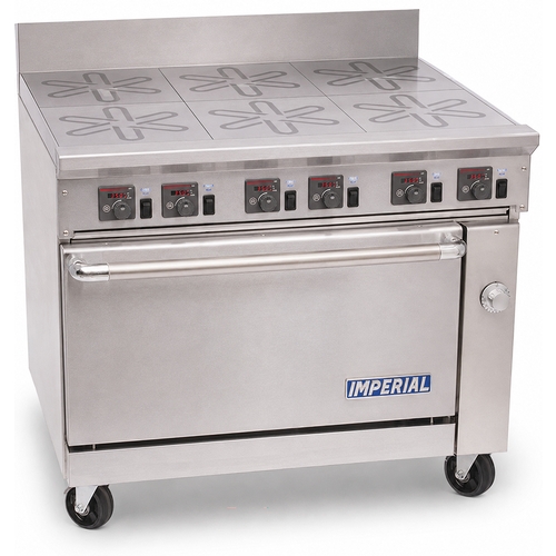 Imperial IR-6-EW PRO Series 36" Electric 6 Burner Range w/ Standard Oven