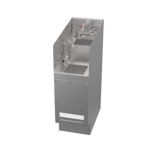 Krowne KR24-HX12 12" Wide Hybrid Speed Sink