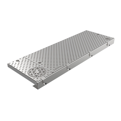 Krowne DCS12-36J Death & Co 12" x 36" Adaptive Scupper Jet Rinser/Drainboard