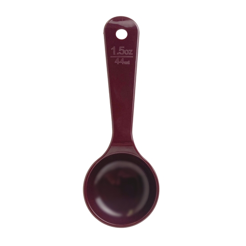 Thunder Group PLPSS015BR 1.5 oz Brown High Hear Short Handle Solid Serving Spoon