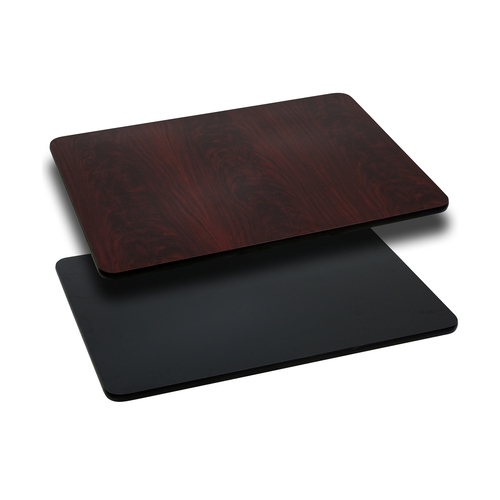 Flash Furniture XU-MBT-3048-GG 48" x 30" Reversible Laminate Rectangular Table Top