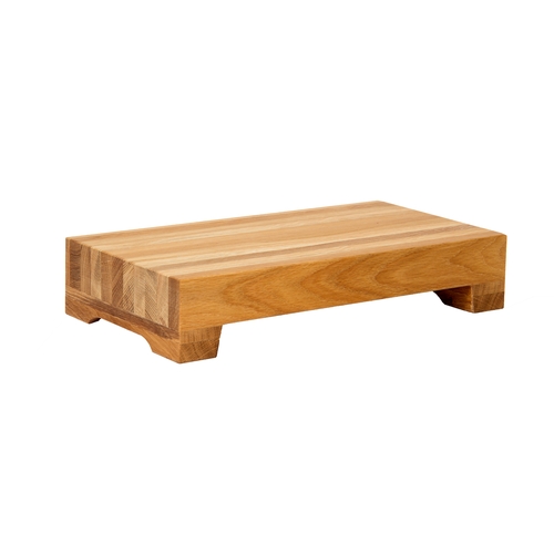 Mikasa Hospitality BQ213L Select Concept Oak 15.7" x 8.3" x 3.1"H Display Riser