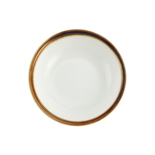 Mikasa Hospitality 5256182 Lodge Cream White Vitrified Porcelain 2 oz. Coupe Bowl