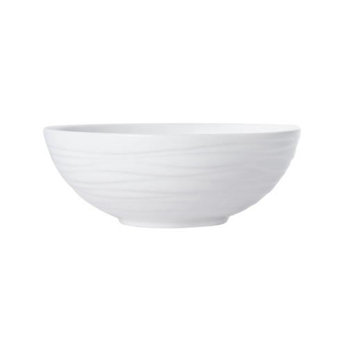 Mikasa Hospitality 5260085 Camilla Bright White Vitrified Porcelain 32 oz. Coupe Bowl