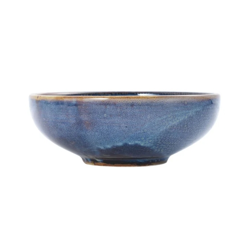 Mikasa Hospitality 5305644 Starlit Blue Vitrified Porcelain 17 oz. Bowl - 6 Each