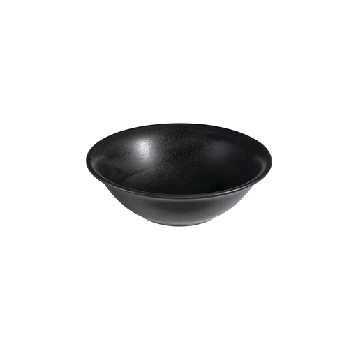 Mikasa Hospitality 5340257 ID Fine Reckless Black Fine China 21 oz. Bowl - 6 Each