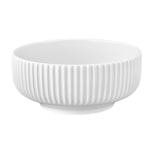 Mikasa Hospitality 001-779802 Sento Wave White Porcelain 27.7 oz. Bowl