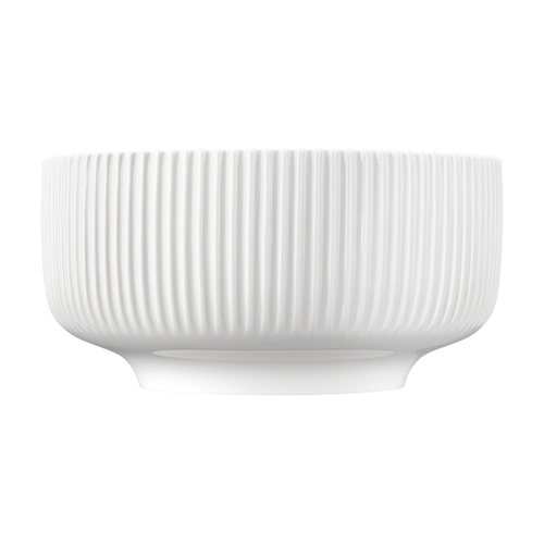 Mikasa Hospitality 001-779805 Sento Wave White Porcelain 81 oz. Bowl
