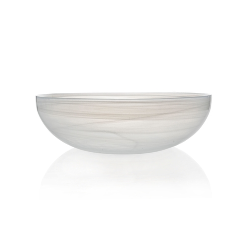 Mikasa Hospitality 2510-2 Ardacam Aria White Glass 90.3 oz. Bowl - 6 Each