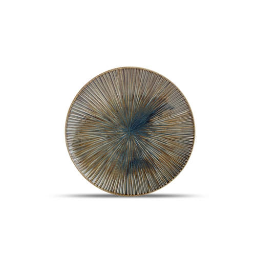 Mikasa Hospitality 5315546 F2D Halo Forest Porcelain 10" Dia. Coupe Plate - 16 Each