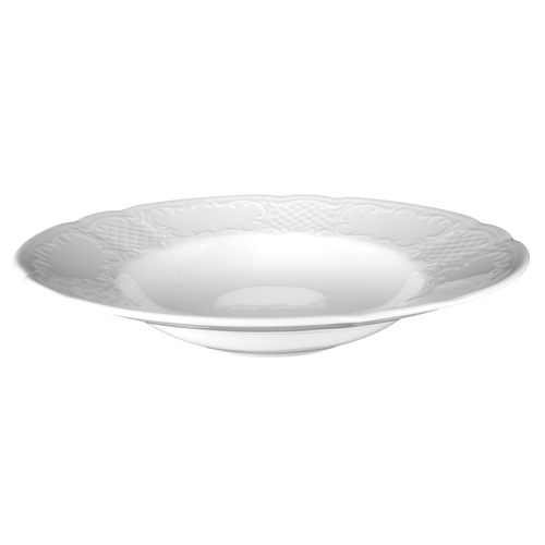 Mikasa Hospitality 001-604031 Seltmann White Porcelain 11.9" Dia. Deep Pasta Plate