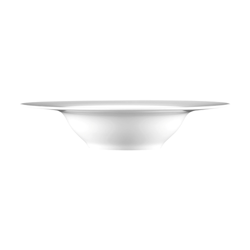 Mikasa Hospitality 001-681755 Mandarin White Porcelain 16.9 oz. Deep Plate - 2 Each