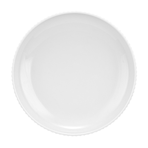 Mikasa Hospitality 001-780135 Sento Wave White Porcelain 26 oz. Deep Plate - 6 Each