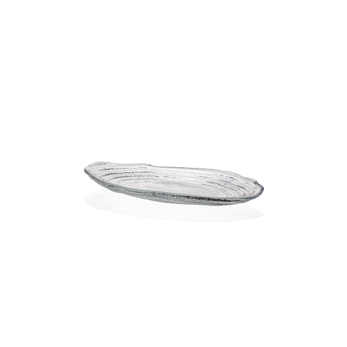 Mikasa Hospitality 2059-1 Ardacam Clear Glass 11.8" x 5.7" Oval Plate - 16 Each