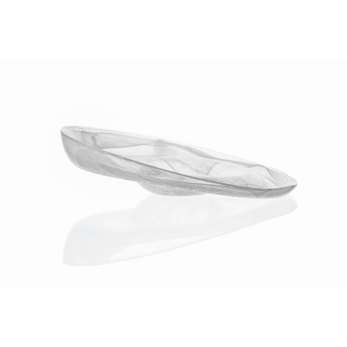 Mikasa Hospitality 2085-2 Ardacam White Glass 5 oz. Tilt Deep Plate - 8 Each