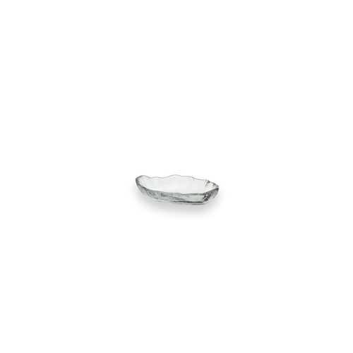 Mikasa Hospitality 2245-1 Ardacam Clear Glass 4.9" x 3.2" Sauce Plate - 1 Doz