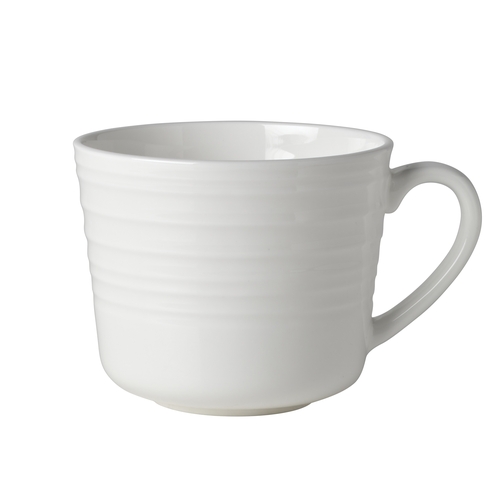 Mikasa Hospitality 5313170 Melinda White Bone China 10.3 oz. Cup - 2 Doz