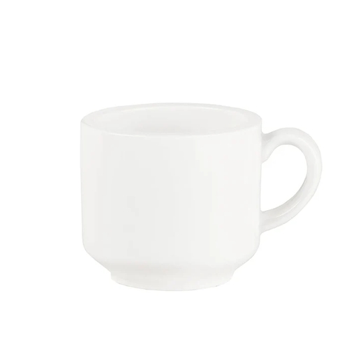 Mikasa Hospitality 5315884 Gordon White Bone China 3 oz. Espresso Cup - 6 Each