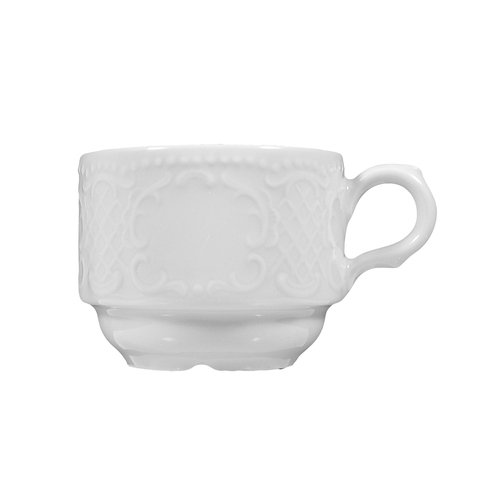 Mikasa Hospitality 001-610585 Seltmann White Porcelain 3 oz. Stackable Cup - 1 Doz