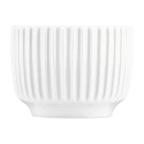 Mikasa Hospitality 001-780140 Sento Wave White Porcelain 7.1 oz. Cup - 6 Each