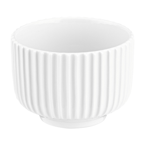 Mikasa Hospitality 001-780141 Sento Wave White Porcelain 12 oz. Cup - 6 Each