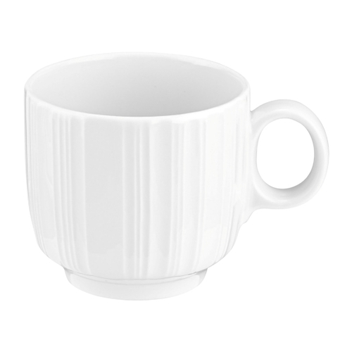 Mikasa Hospitality 001-780145 Sento Barcode White Porcelain 10 oz. Mug - 6 Each