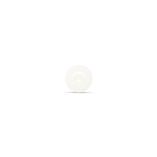 Mikasa Hospitality 5350197 White Bloom Bone China 4.7" Dia. Saucer - 4 Each