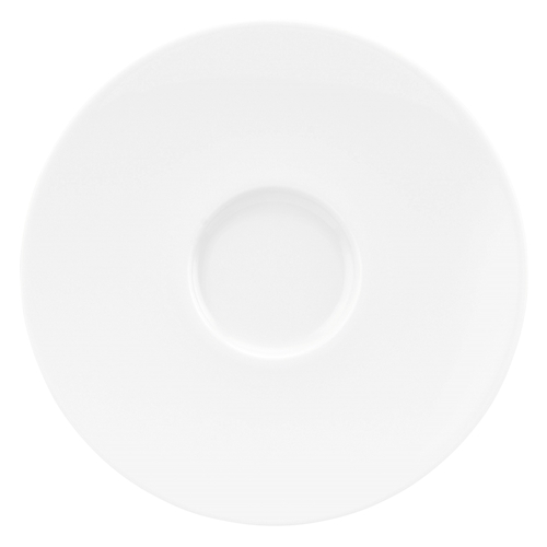 Mikasa Hospitality 001-742673 Seltmann White Porcelain 5.25" Dia. Saucer - 6 Each