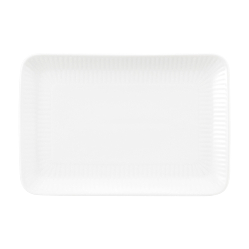 Mikasa Hospitality 001-773578 Seltmann White Porcelain 7.3" x 4.9" Butter Platter