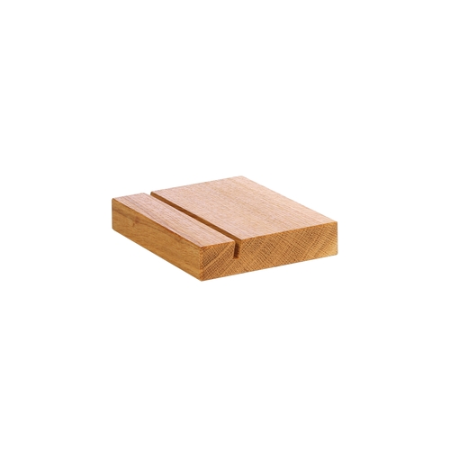 Mikasa Hospitality BQ245L Select Concept Oak 4.9" x 3.9" Menu Holder - 20 Each