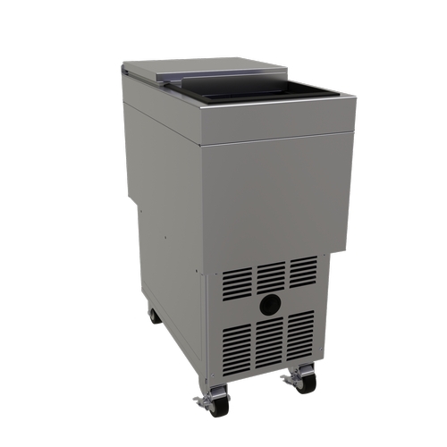 Glastender FRM-2-C 14"W x 24"D Mobile Craft Ice Holding Freezer