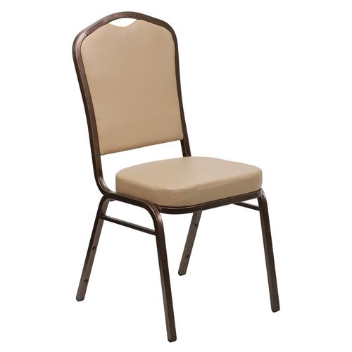 Flash Furniture FD-C01-COPPER-TN-VY-GG Hercules Crown Back Stacking Banquet Chair