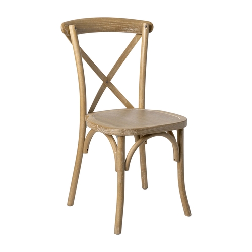 Flash Furniture X-BACK-MOWG X-Back Elmwood Indoor Side Chair