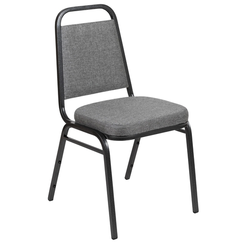 Flash Furniture FD-BHF-1-SILVERVEIN-BCG-GG Hercules Trapezoidal Back Stacking Banquet Chair