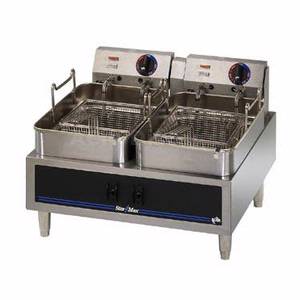 Star 530TD Star-Max Counter 30lb Twin Pot Twin Basket Electric Fryer