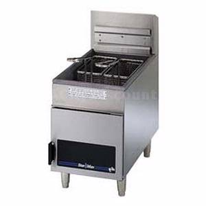 Star 404D Star-Max Counter 18lb Tube Type Twin Basket Gas Fryer