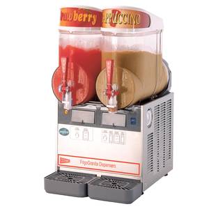 Grindmaster-Cecilware MT2UL Margarita Machine Twin 2.5 Gallon S/s Granita Dispenser