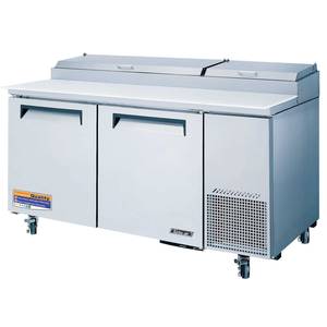 Turbo Air TPR-67SD-N 67in Super Deluxe Pizza Sandwich Prep Cooler - 20 cu ft